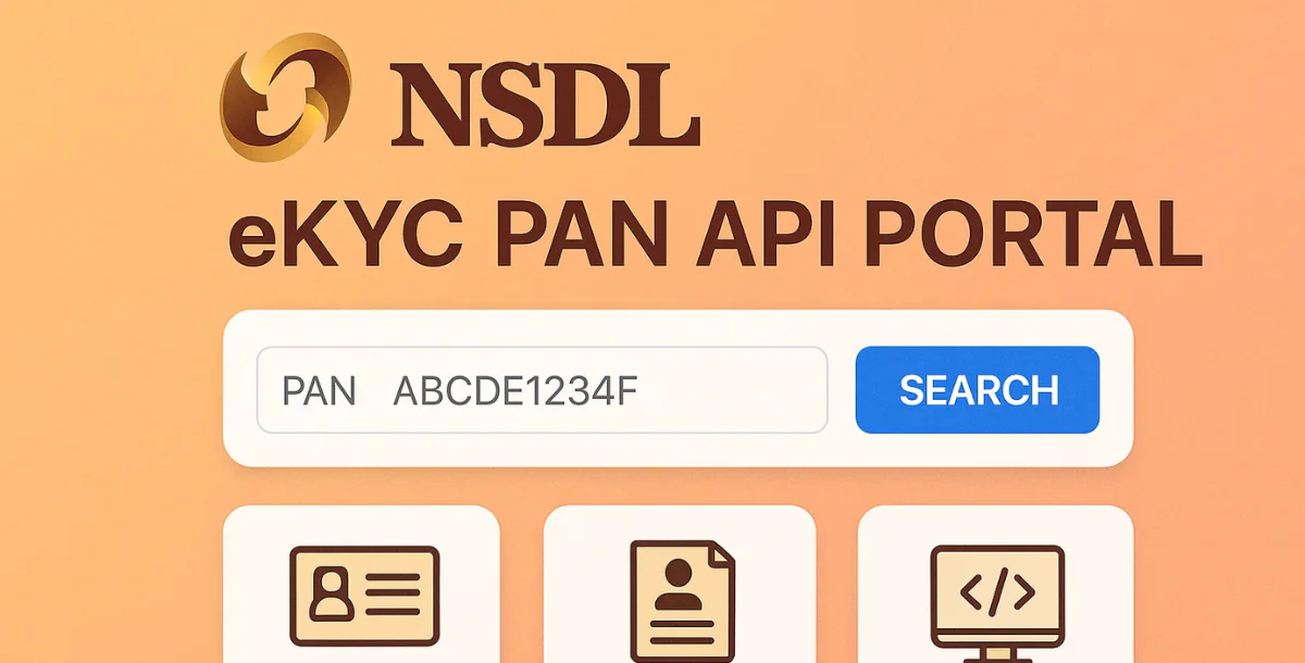 NSDL eKYC PAN API Portal – Instant PAN Verification & Paperless KYC System